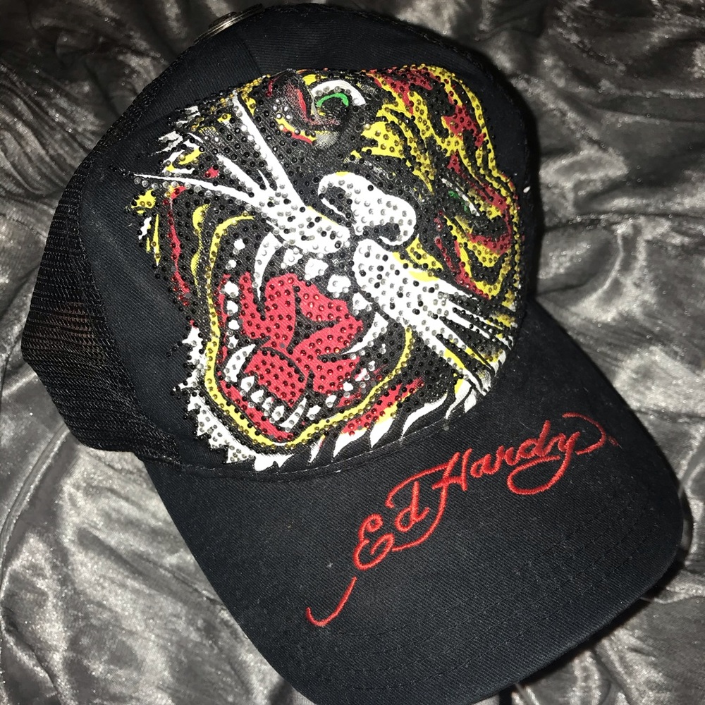 COPY - Ed Hardy Tiger Trucker Hat
